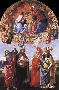 Sandro Botticelli The Coronation of the Virgin oil